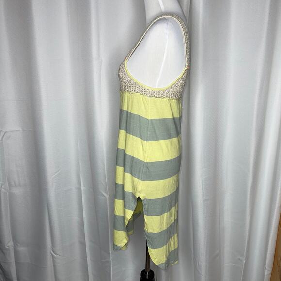 Free People Luca Crochet Stripe Knit Dress NWT!! Sz XS - Picture 4 of 8